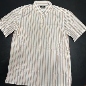 Theory Murray Pinstripe Button Up Poplin Shirt